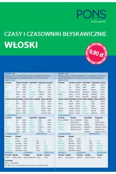 Czasy i czasowniki b�yskawicznie. W�oski