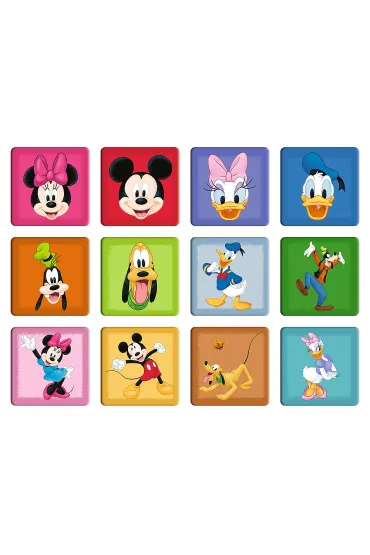 Puzzle + Memos 2w1 (24+30+48 el.) Poznaj bohater�w Disney Trefl