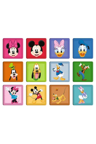Puzzle + Memos 2w1 (24+30+48 el.) Poznaj bohater�w Disney Trefl