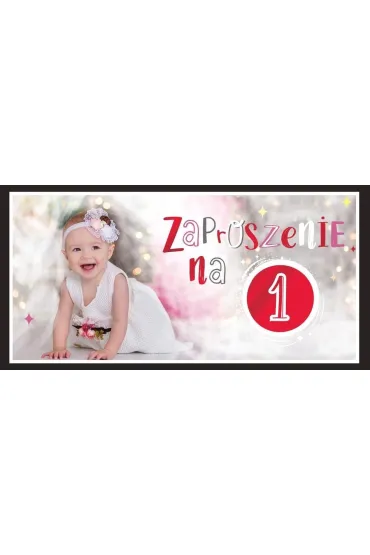 AbCard Zaproszenie na Roczek Z171 (5 szt)