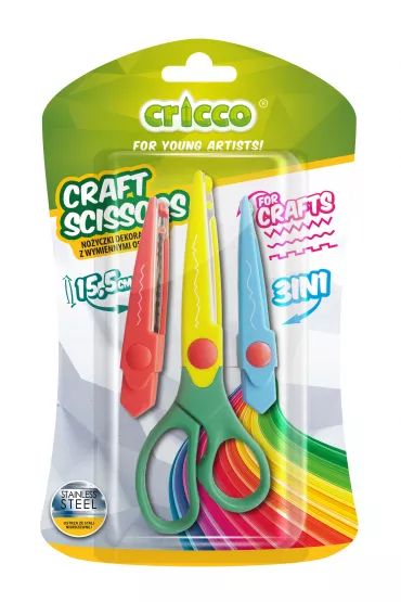 Cricco No�yczki dekoracyjne Craft z ostrzami