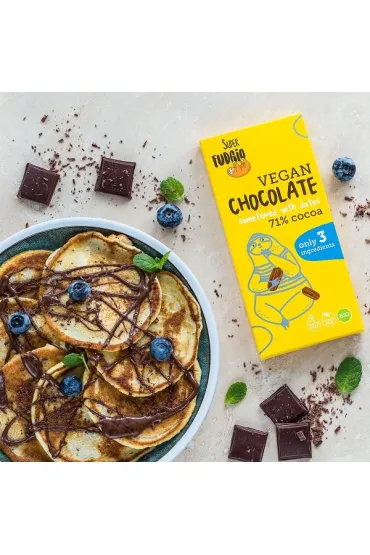 SuperFudgio Czekolada s�odzona daktylami bezglutenowa 80 g Bio