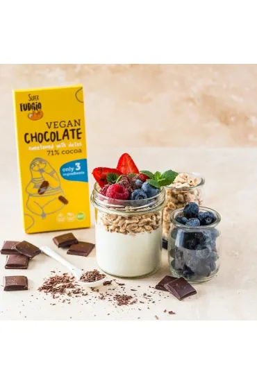 SuperFudgio Czekolada s�odzona daktylami bezglutenowa 80 g Bio