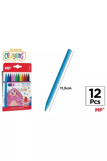 Mp Main Paper Kredki woskowe 12 kolor�w