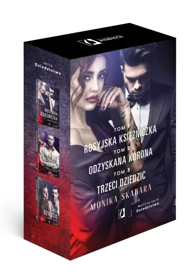 Pakiet Dziedzictwo. Tomy 1-3: Rosyjska ksi�niczka, Odzyskana korona, Trzeci dziedzic - Monika Skabara