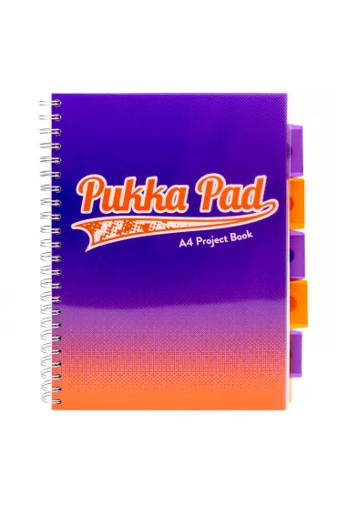 Ko�ozeszyt A4 Pukka Pad Fusion kratka 100 kartek