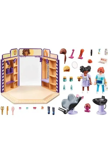 Playmobil My Life Barbershop i salon fryzjerski 71535