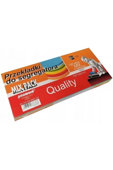 Polsirhurt Przek�adki do segregatora 100 szt.