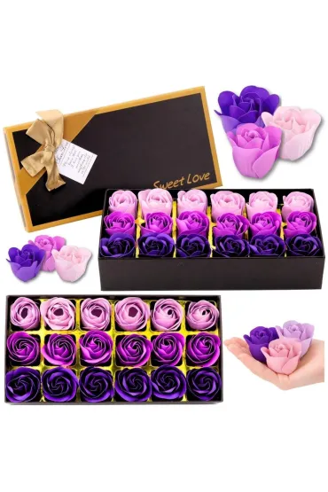 LeanToys Flower Box Wieczne Pachn�ce R�e 18 szt