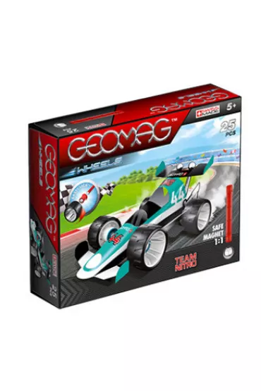 Geomag Wheels. Klocki magnetyczne. Blue Team