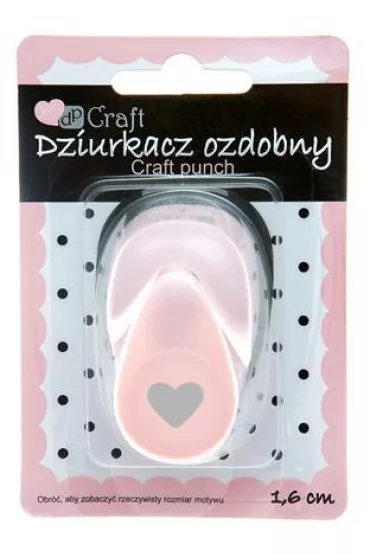 Dalprint Dziurkacz dekoracyjny Serce 16 kartek