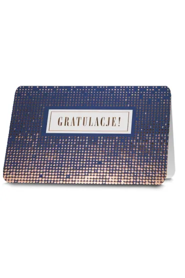 Pan Dragon Karnet B6 HM-200 Gratulacje, z�ote kropki - bez tekstu HM-200-2568