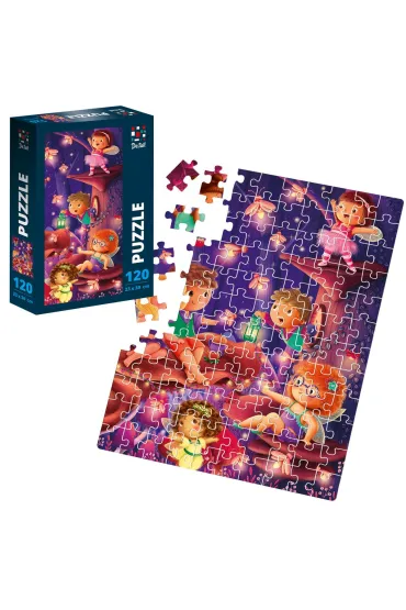 Puzzle 120 el. De.tail. Le�ne miasto Roter Kafer