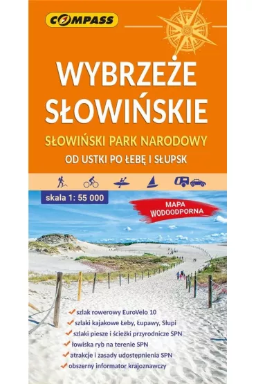 Mapa wodoodporna Wybrze�e S�owi�skie 1:55 000