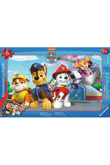 Puzzle 15 Paw Patrol Brave Rescuers Frame Ravensburger