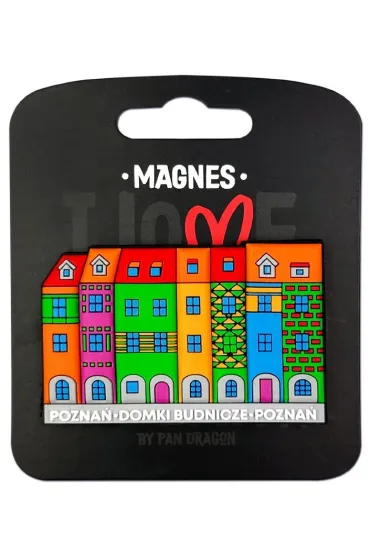 Pan Dragon Magnes Pozna� domki budnicze - i love poland C