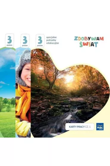 Zdobywam �wiat. Karty pracy. Cz�� 1-3. Poziom 3 - Justyna Hadry�