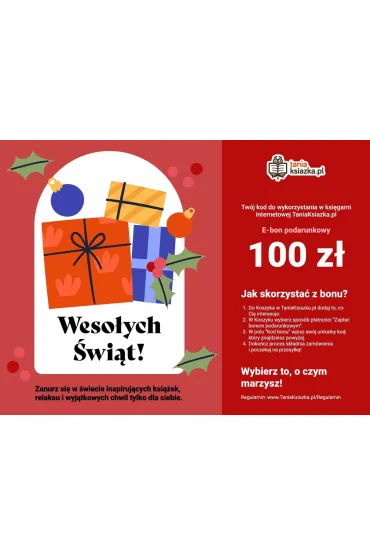 e-Bon Karta Podarunkowa Weso�ych �wi�t 100 z� TaniaKsiazka.pl