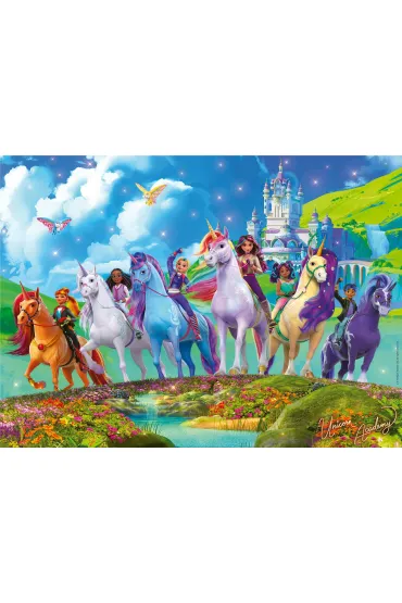 Puzzle dla dzieci 200 el. XXL Unicorn Academy Ravensburger