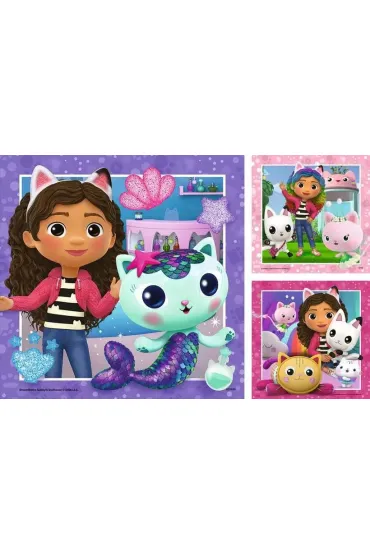 Puzzle 125 el. Koci domek Gabi Giant Ravensburger