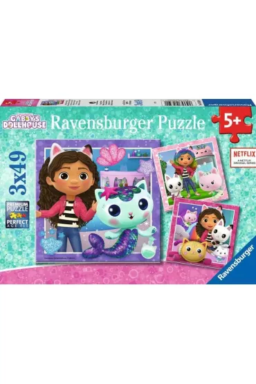 Puzzle 125 el. Koci domek Gabi Giant Ravensburger