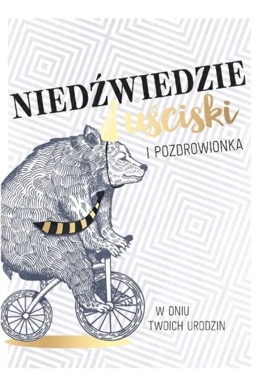 Kukartka Karnet B6 GS-011 Urodziny nied�wied�