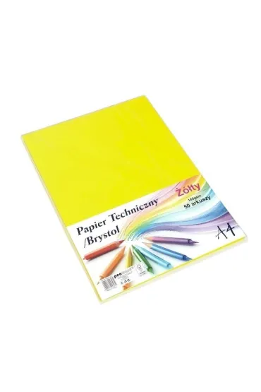 Penword Papier techniczny brystol A4 ��ty 50 arkuszy
