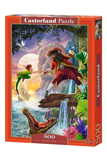 Puzzle 500 el. Peter Pan Castorland