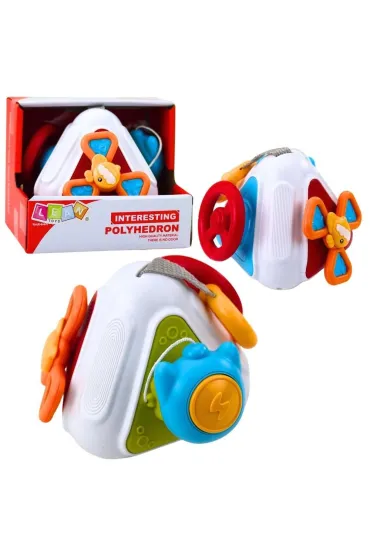 Kostka edu sensoryczna LeanToys