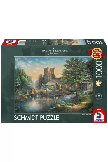 Puzzle 1000 el. Thomas Kinkade, Kaplica G3 - Thomas  Kinkade