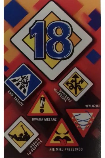AbCard Kartka okoliczno�ciowa Urodziny 18 US06