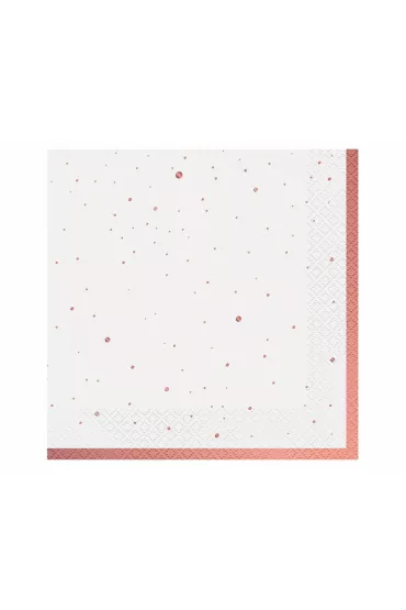 Godan Serwetki Celebrate r�owo-z�ote 33x33cm 20 szt