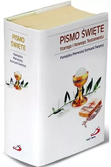 Pismo �wi�ta Pami�tka I Komunii �wi�tej ma�y format oprawa twarda z obwolut�