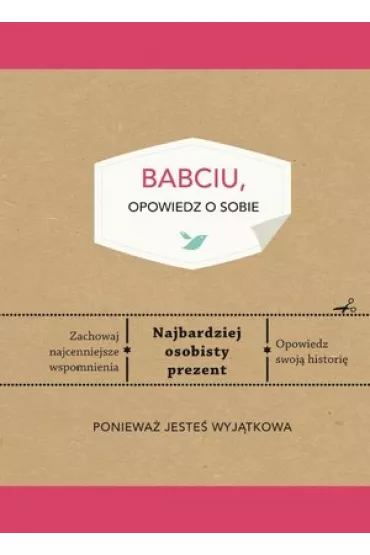 Babciu, opowiedz o sobie - Elma van Vliet