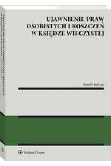 Ujawnienie praw osobistych i roszcze� w ksi�dze wieczystej - Pawe� Hadyna
