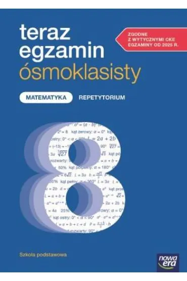 Pakiet Teraz egzamin �smoklasisty. Repetytorium 2025-2026: Matematyka, J�zyk polski, J�zyk angielski - Jerzy Janowicz, Joanna Kuchta, Joanna Kostrzewa, Anna Cisowska, Julia  Grzechowska, Natalia  Grzybowska, Monika Dembi�ska