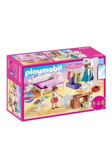 Playmobil Dollhouse Sypialnia z k�cikiem do szycia 70208
