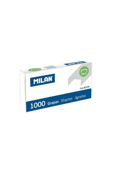 Milan Zszywki metalowe 24/6 2000 szt.