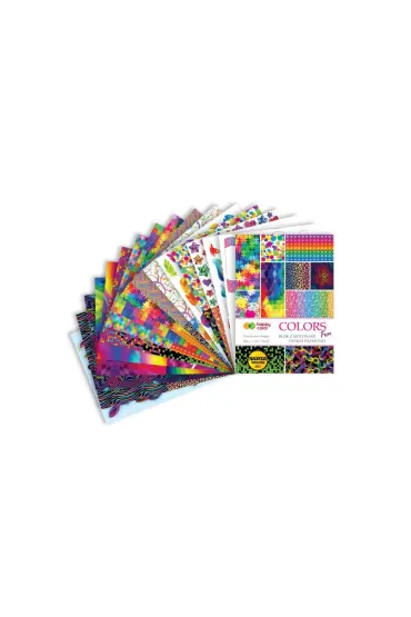 Happy Color Blok z motywami COLORS FUN, 80g/m2, A4, 29 motyw�w