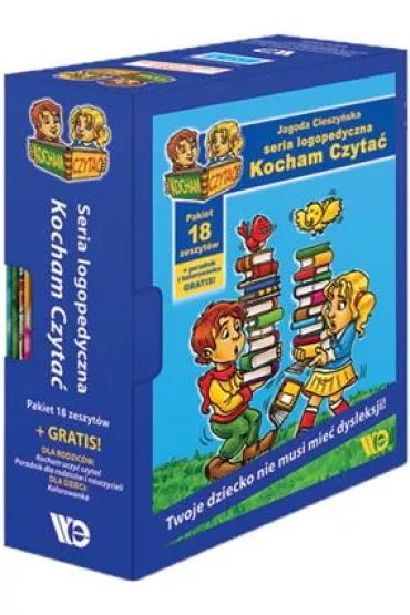 Pakiet Kocham Czyta�. Zeszyty 1-18 + poradnik i kolorowanka - Jagoda Cieszy�ska