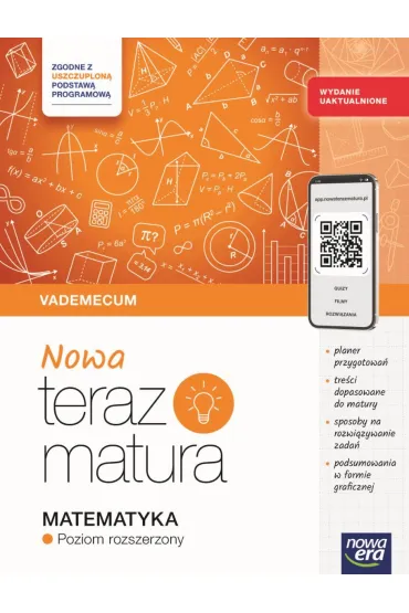 Pakiet Matura 2026: Nowa Teraz matura. Vademecum: Matematyka oraz Fizyka, Matematyka. Zbi�r zada� maturalnych. Lata 2002-2025. Poziom rozszerzony, Nowa Teraz matura. Fizyka. Zbi�r zada� maturalnych