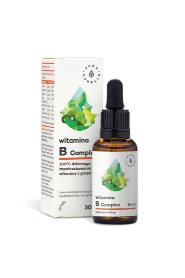 Aura Herbals Witamina B Complex Suplement diety 30 ml