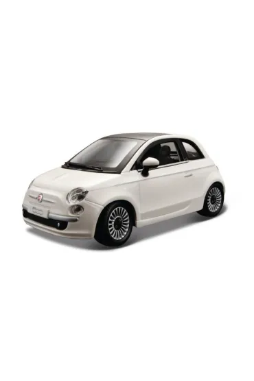 Fiat 500 White 1:24 BBURAGO