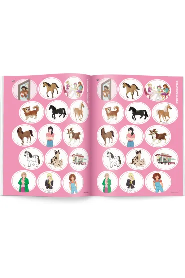 Kolorowanka z naklejkami. Schleich Horse Club