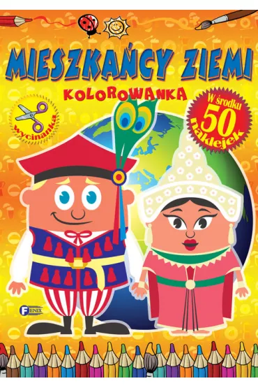 Kolorowanka. mieszka�cy ziemi
