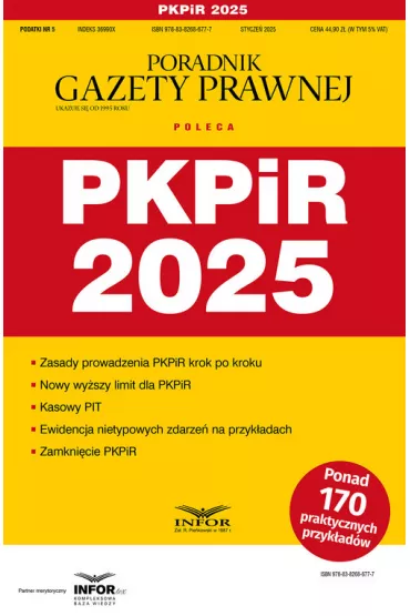PKPiR 2025 Podatki 5/2024 - Grzegorz Zi�kowski