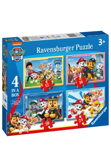 Puzzle 4w1 - Dru�yna Psi Patrol (12+16+20+24 el.) Ravensburger