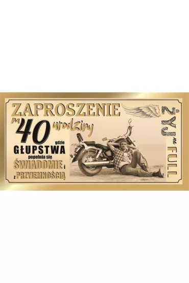AbCard Zaproszenie Urodziny Z59 10 szt.