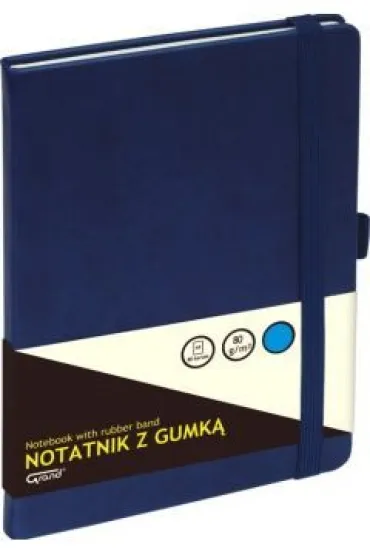 Grand Notatnik A5 z gumk� kratka 80 kartek
