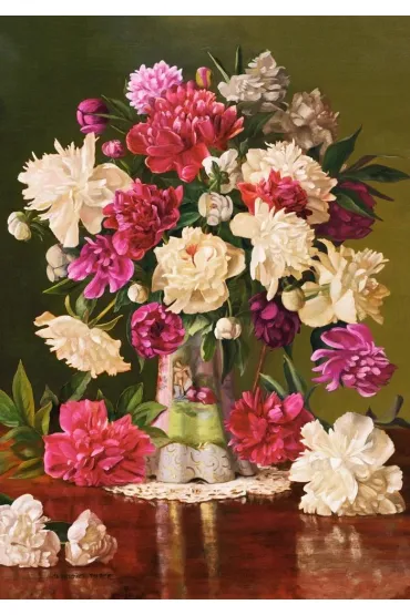 Puzzle 500 el. Beautiful Pheonies Castorland